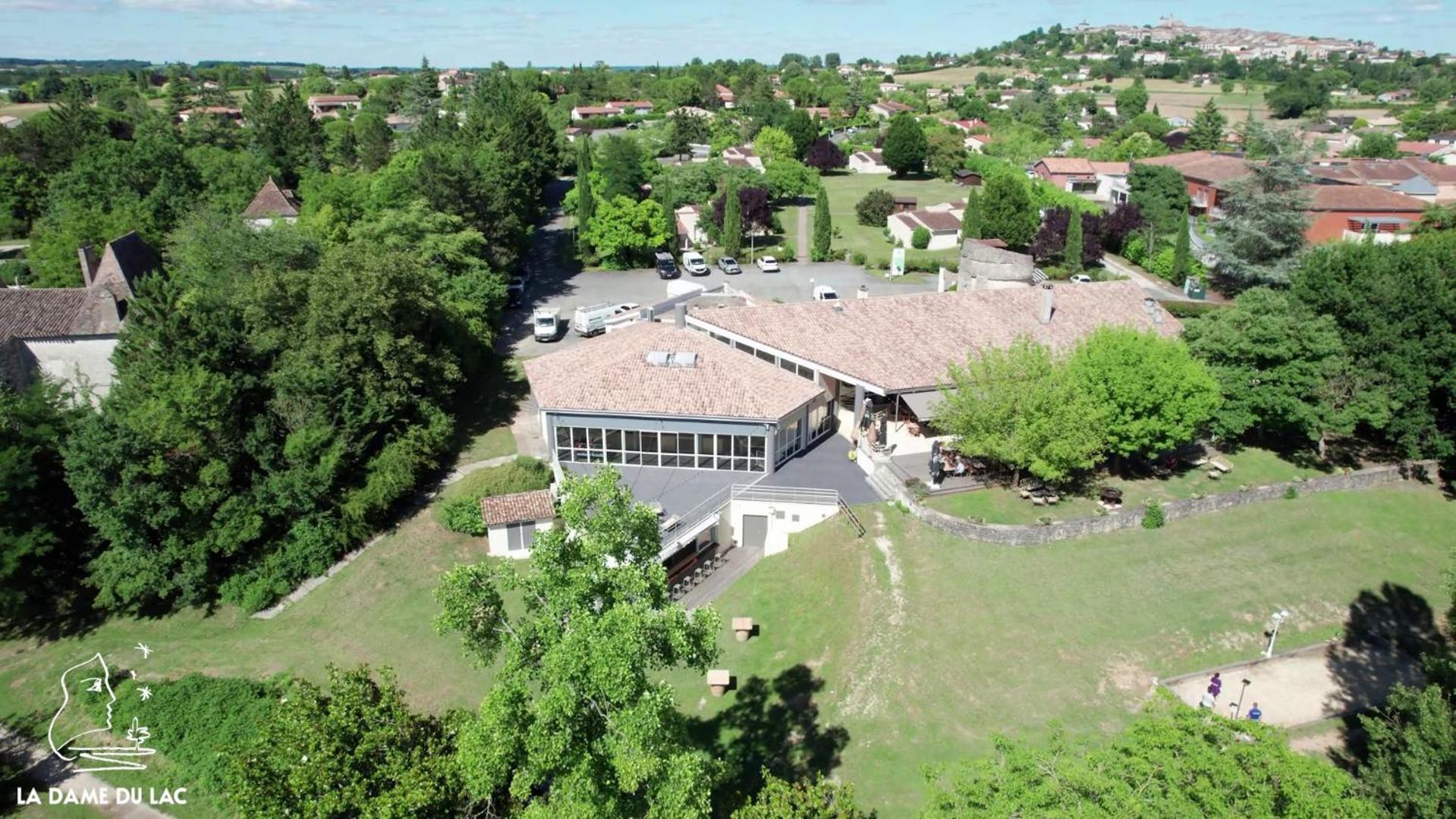 Hotel Restaurant La Dame Du Lac Monflanquin Luaran gambar